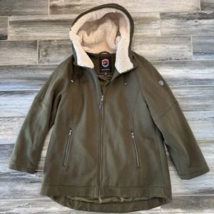 1 Madison Expedition Womens Hooded Jacket XL Olive Green Heritage Collection